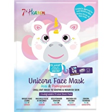 7th Heaven Animal Unicorn Face Mask 1 U