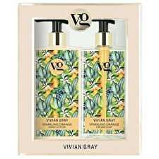 Vivian Gray Cosmetic Set Sparkling Orange (cream Soap & Hand Lotion)