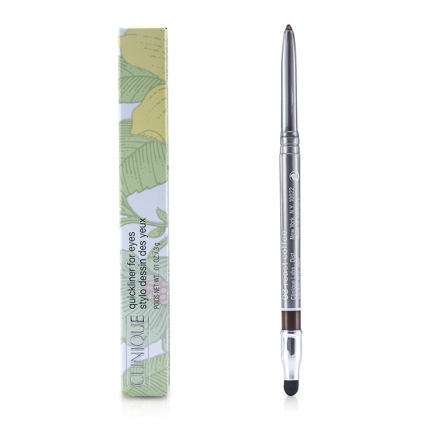 Clinique Quickliner For Eyes 03 Roast Coffee 0.3g Cosmetics Now