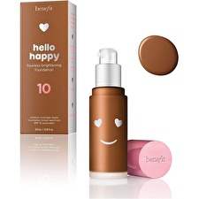 Benefit Hello Happy Brightening Liquid Foundation 10 Deep Warm Spf 15 30ml
