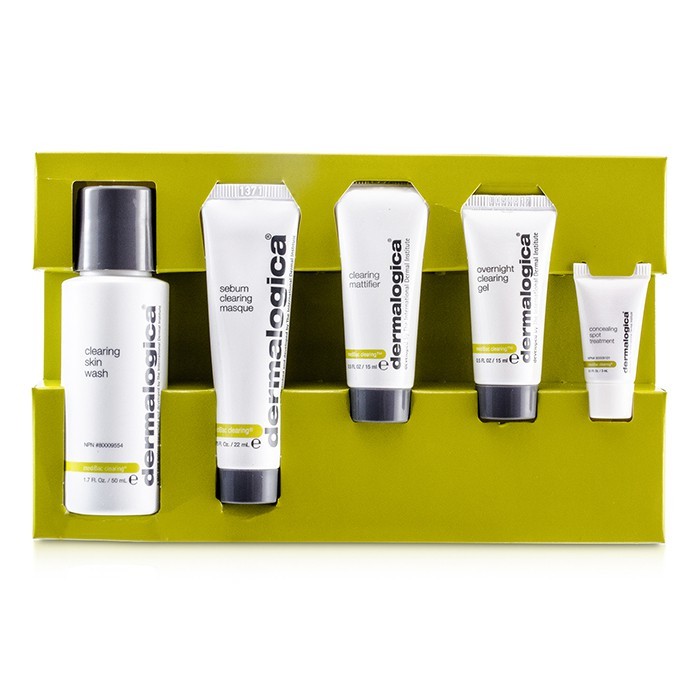 Dermalogica MediBac Clearing Adult Acne Treatment Kit 5pcs Cosmetics