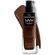 Nyx Professional Make Up Cant Stop Wont Stop Full Coverage Foundation #deep Espresso