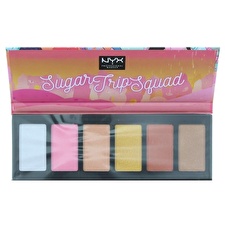 Nyx Sugar Trip Squad Cruelty-free Shimmering Highlighter Palette 01 Squadhp 30 G