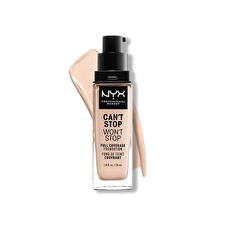 Nyx Professional Make Up Can't Stop Won't Stop Full Coverage Foundation #light Porcel
