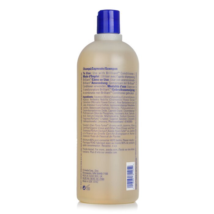 Aveda Brilliant Conditioner – 1000 Ml, Pflegende Spülung Für Glänzendes, Gesundes Haar