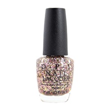 Opi Nail Lacquer Nail Polish Nl M80 Gaining Mole-mentum (rose/gold Glitter) 15ml