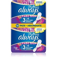 Always Ultra Platinum Night Duo Sanitary Napkins 12 Pcs