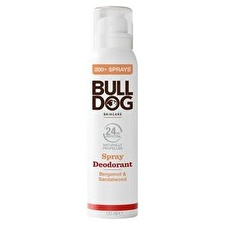 Bulldog Deodorant Spray Bergamot & Sandalwood (deodorant Spray) 125ml