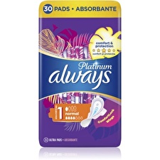 Always Ultra Platinum Normal Sanitary Napkins 30 Pcs