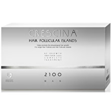 Labo Crescina Follicular Islands 2100 For Growth Stimulation Ampoules Treatment Serum For Scalp For Men 10 +10 Pcs