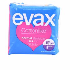 Evax Cottonlike Normal Pads Wings 16 U