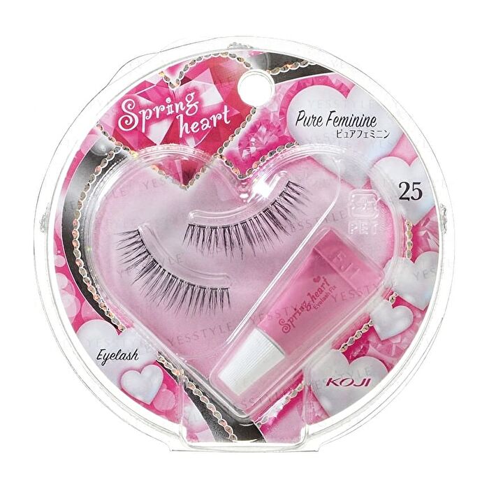 Spring Heart Eyelash - 05 Standard Natural - 1 pair