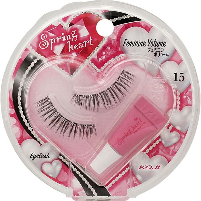 Spring Heart Eyelash - 05 Standard Natural - 1 pair