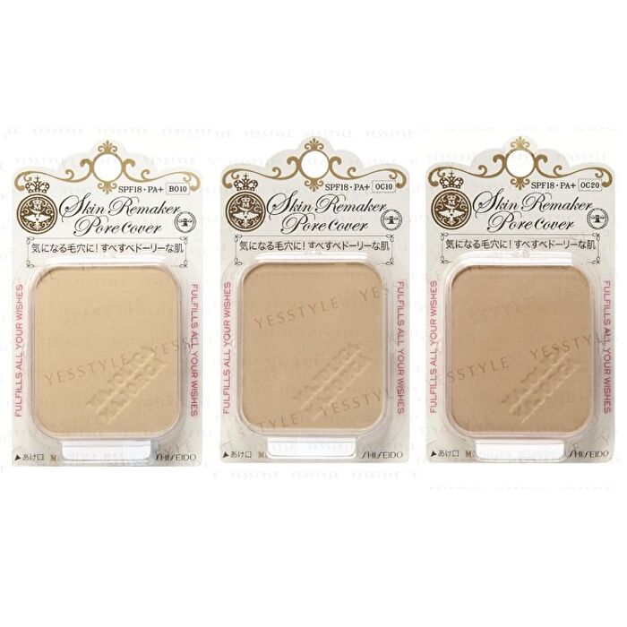Majolica Majorca Skin Remaker Pore Cover SPF 18 PA+ - OC20 Ocher Refill