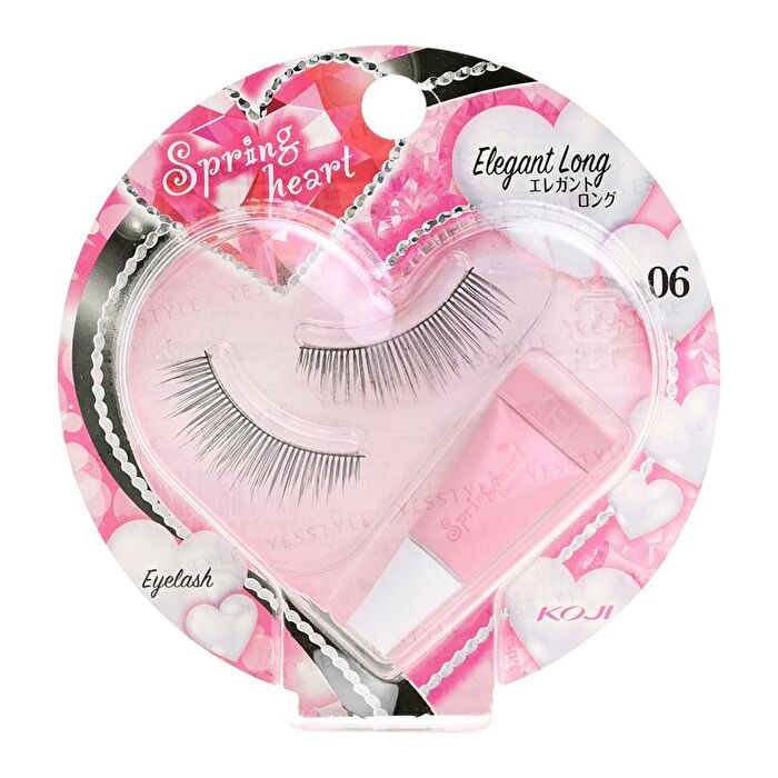 Spring Heart Eyelash - 01 Natural - 1 pair