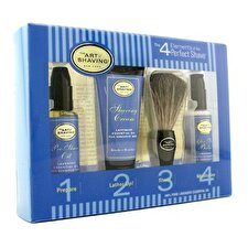 The Art Of Shaving Starter Kit - Lavendel: Pre Shave Oil + Rasierschaum + Bürste + After Shave Balm 4pcs