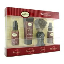 The Art Of Shaving Starter Kit - Sandalwood: Pre Shave Oil + Rasierschaum + Bürste + After Shave Balm 4pcs
