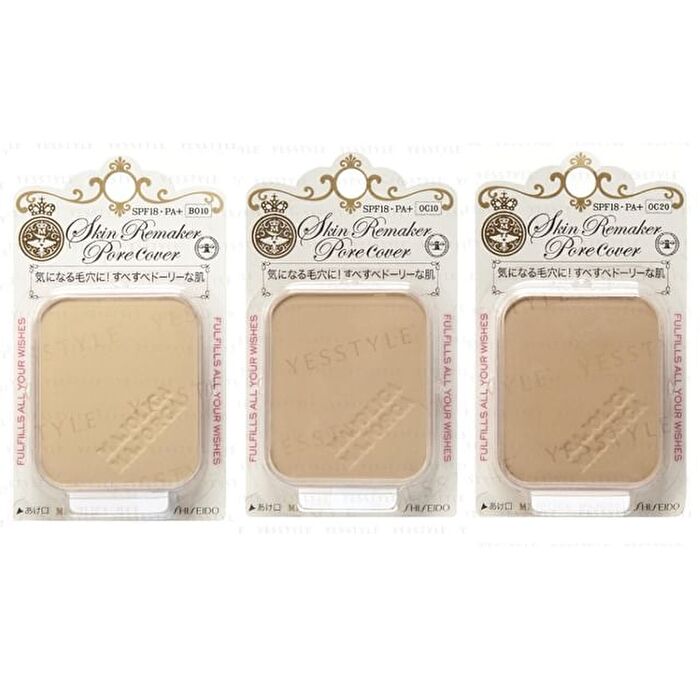 Majolica Majorca Skin Remaker Pore Cover SPF 18 PA+ - OC10 Ocher Refill