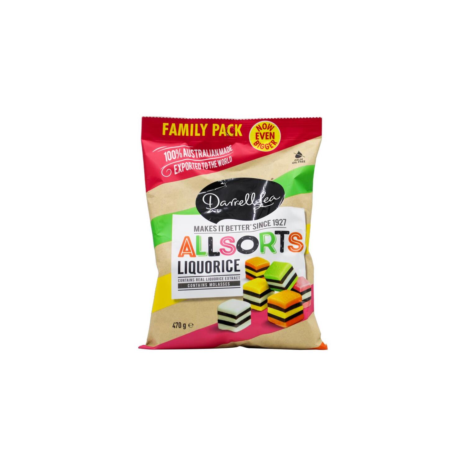 Darrell Lea Bags Licorice Allsorts Traditional Mix 8/5oz