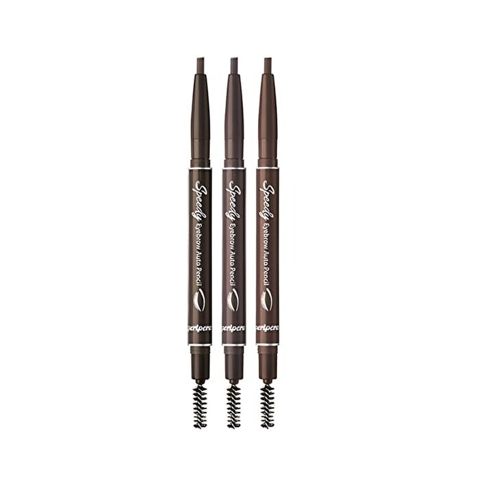 peripera Speedy Eyebrow Auto Pencil - 3 Colors - #01 Black Brown