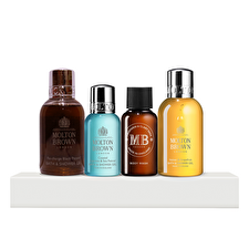 Molton Brown Discovery Collection Set Molton Brown: Black Peppercorn Shower Gel 50ml & Coastal Cypress & Sea Fennel Shower Gel 30ml & Mandarin & Clary Sage Shower Gel 30ml & Vetiver & Grapefruit Shower Gel 50ml