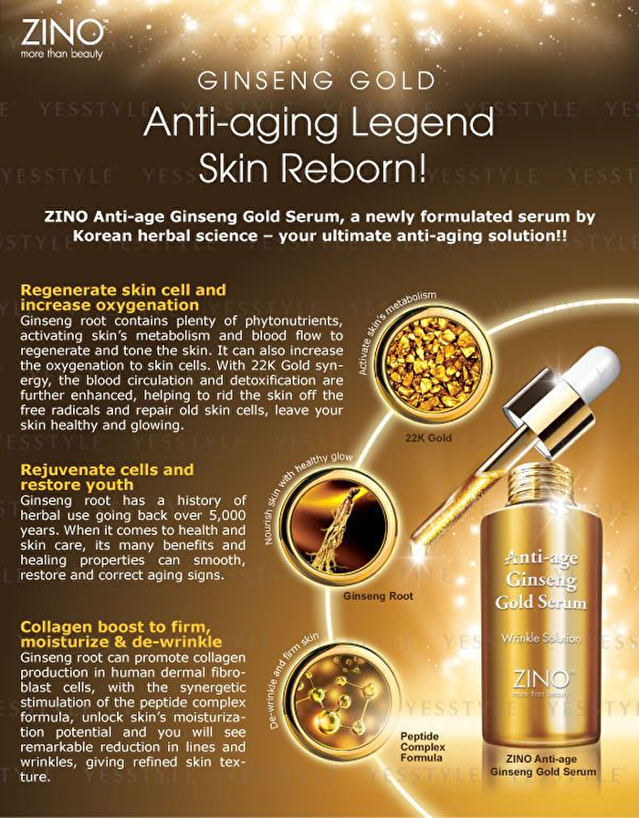 Anti-Age Ginseng Gold Serum - 15ml