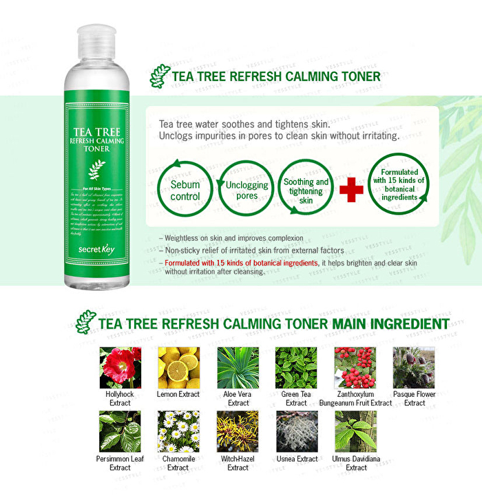 Fresh Nature Toner 248ml - Witchhazel Pore Clear