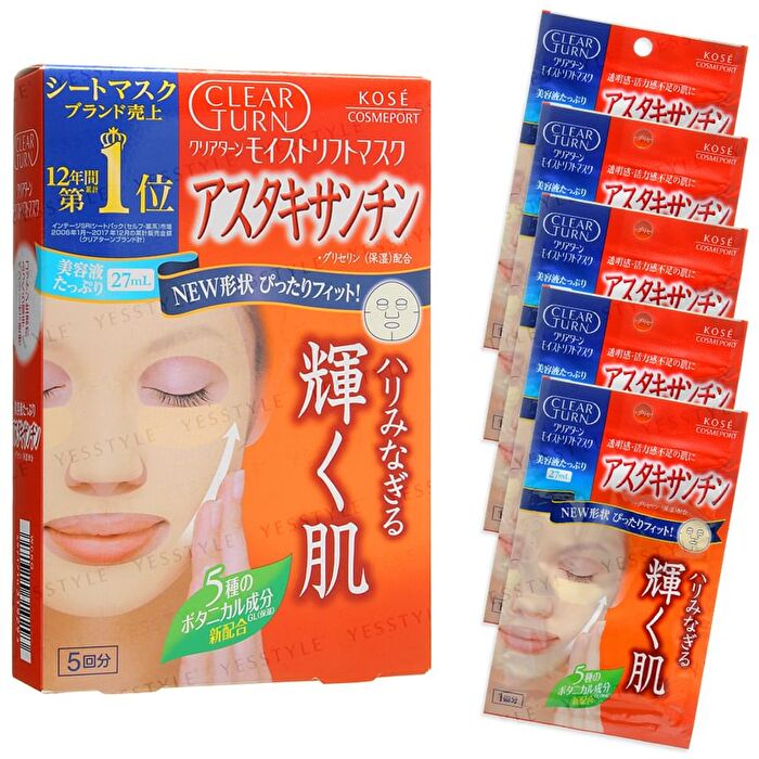 Clear Turn White Mask - Vitamin C - 5 pcs
