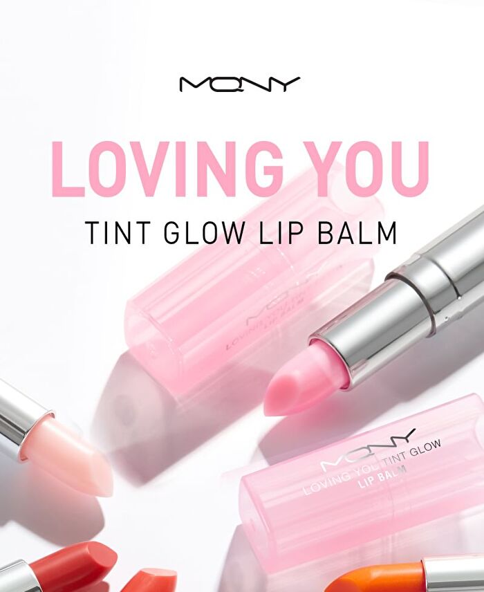 Mqny Loving You Tint Glow Lip Balm - 7 Colors - Sweet Orange