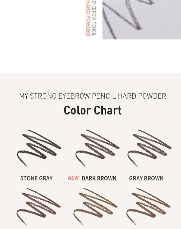 Mqny My Strong Eyebrow Pencil - 6 Colors - #104 Gray Brown