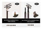 Mqny My Strong Eyebrow Pencil - 6 Colors - #103 Natural Brown