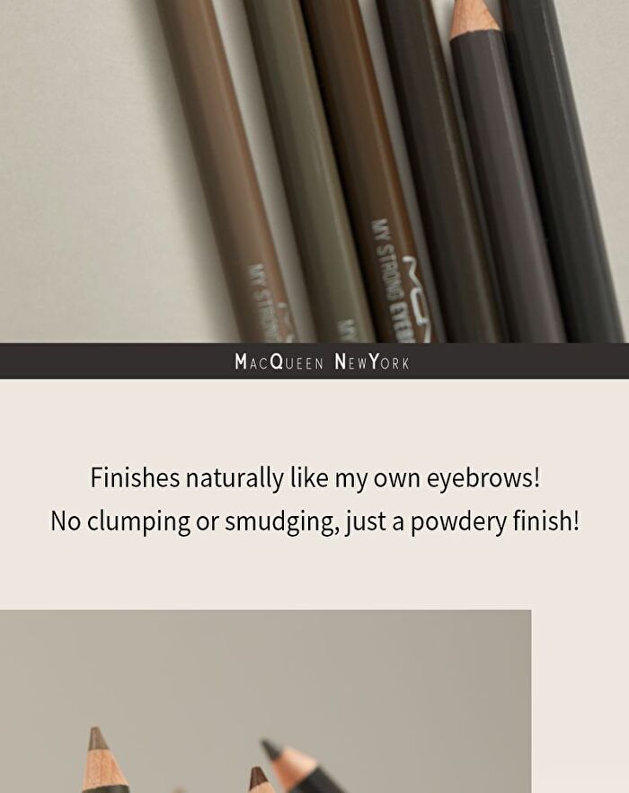Mqny My Strong Eyebrow Pencil - 6 Colors - #103 Natural Brown
