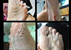Hard Skin Removal Black Foot Mask - 1 pair