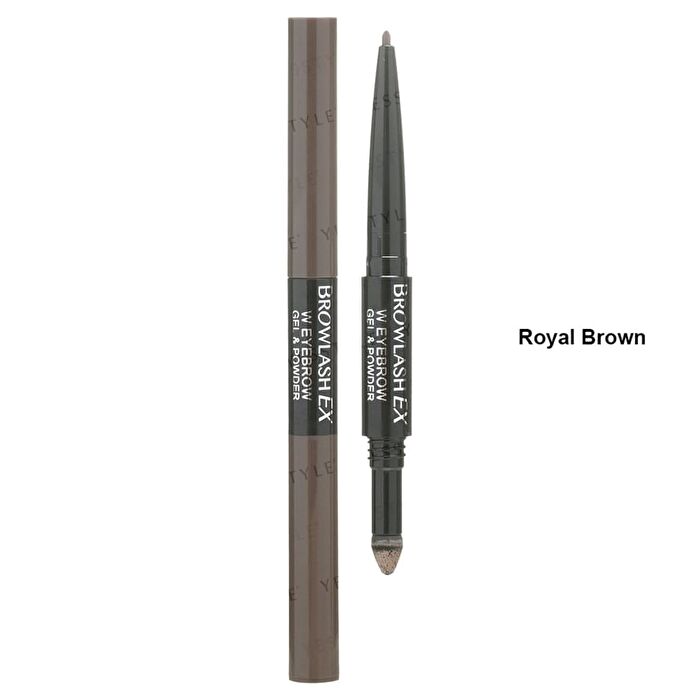 Bcl Browlash EX Water Strong W Eyebrow Gel Pencil & Powder - Natural Brown