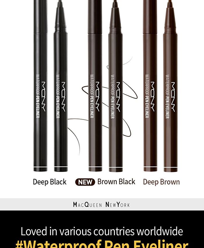 Waterproof Pen Eyeliner - 3 Colors - Deep Black