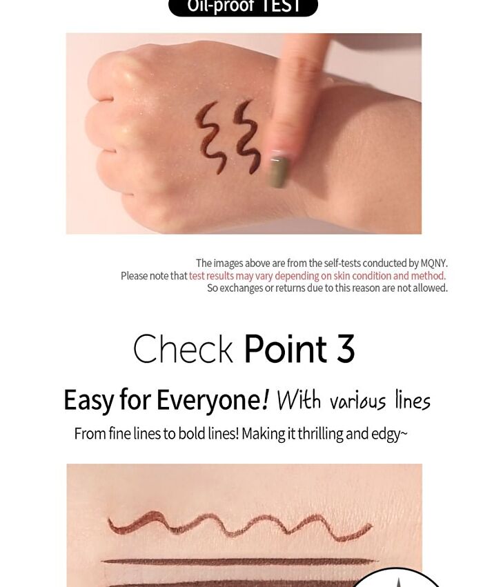 Waterproof Pen Eyeliner - 3 Colors - Deep Black