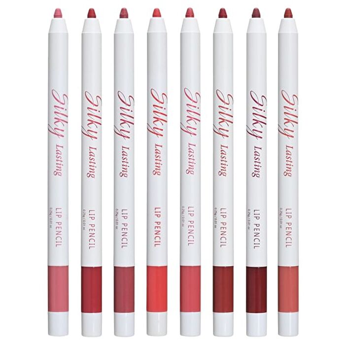 Silky Lasting Lip Pencil - 8 Colors - Angel Cheeks