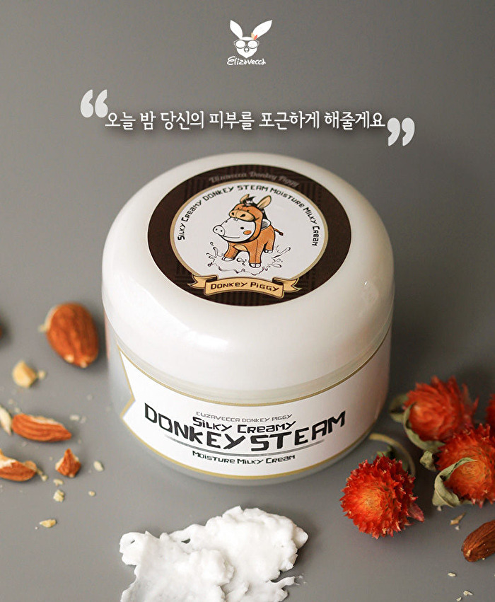 Silky Creamy Donkey Steam Moisture Milky Cream - 100ml