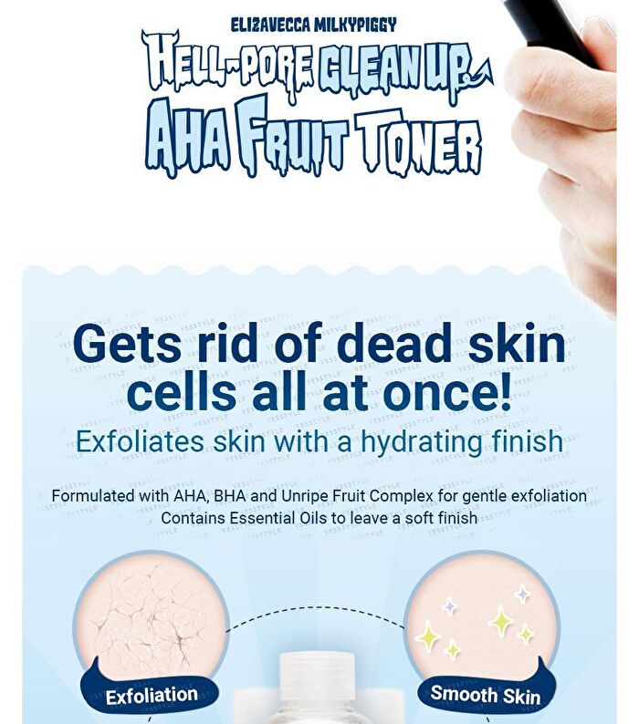 Hell Pore Clean Up AHA Fruit Toner - 200ml