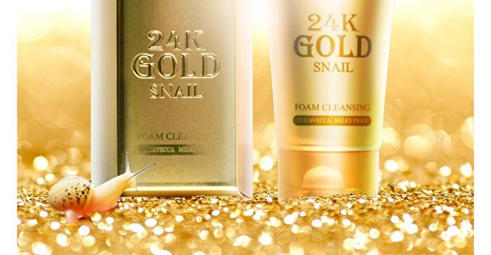 Milky Piggy 24K Gold Snail Foam Cleansing - 180ml