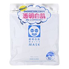 Transparent White Mask - 10 pcs