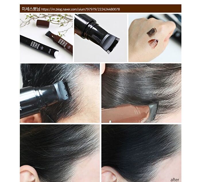 Quick Hair Tint Brush - Natural Brown