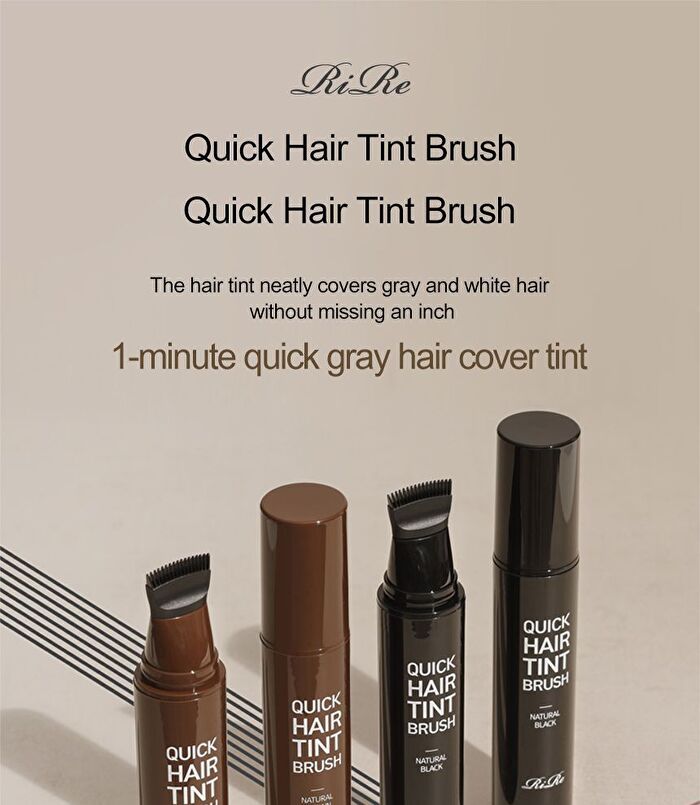 Quick Hair Tint Brush - Natural Black