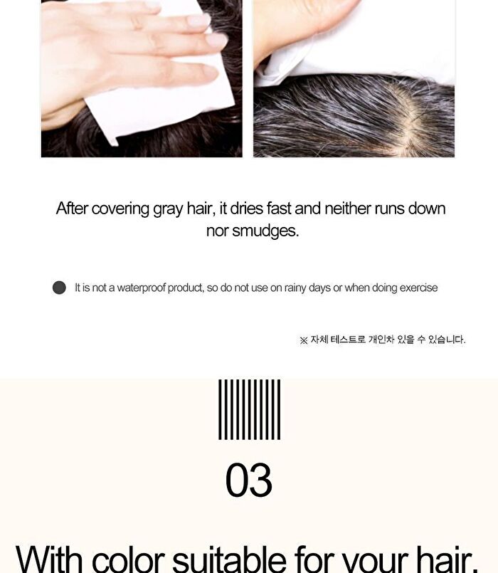 Quick Hair Tint Brush - Natural Black