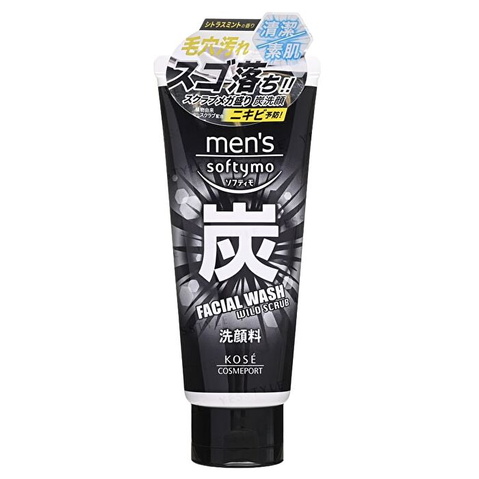 Softymo Men\'s Facial Wash Wild Scrub - 130g