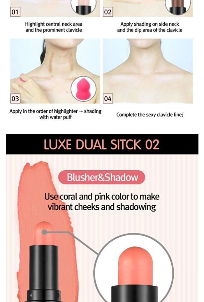 Luxe Dual Stick - #2 (Shadow+Blusher)