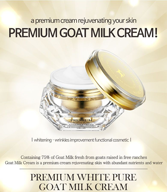 Premium White Pure Goat Milk Cream - 50ml