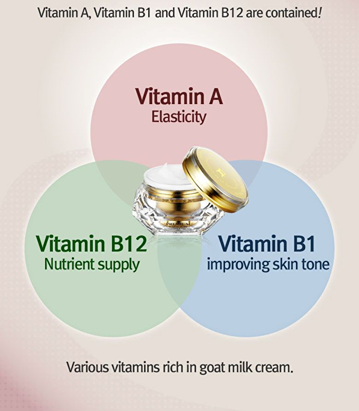 Premium White Pure Goat Milk Cream - 50ml