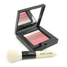 Bobbi Brown Rose Shimmer Brick Set: Rose Schimmer Brick Compact + Mini Gesicht Blender Brush (Limited Edition) 2St