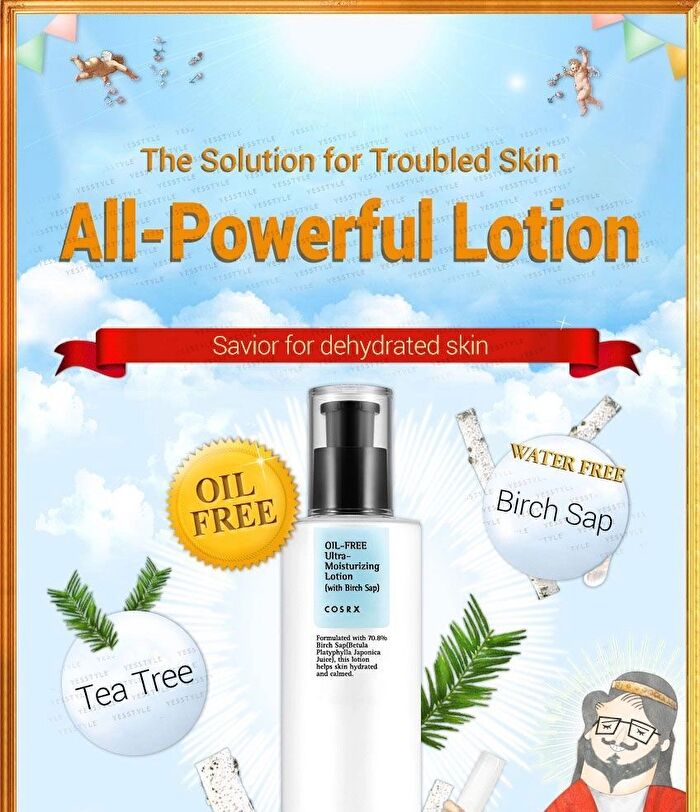Cosrx Oil Free Ultra Moisturizing Lotion with Birch Sap - 100ml